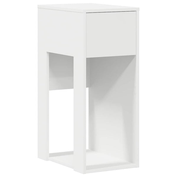 Computerschrank Weiß mit Schublade