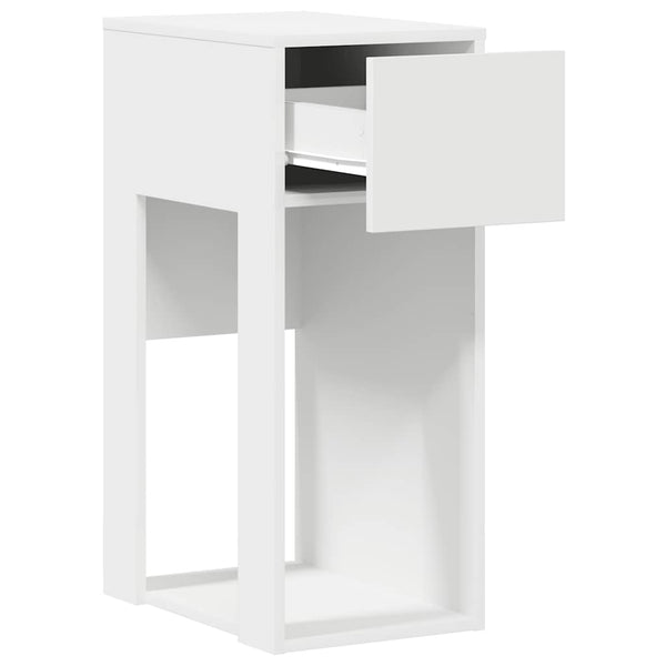 Computerschrank Weiß mit Schublade