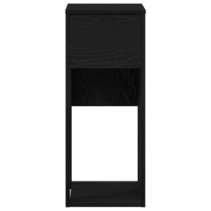 Computerschrank mit Schublade, Schwarz, 30x44x74 cm