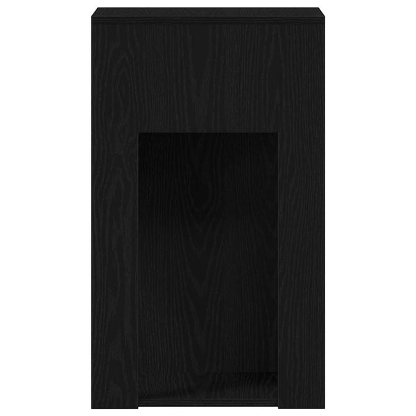 Computerschrank mit Schublade, Schwarz, 30x44x74 cm
