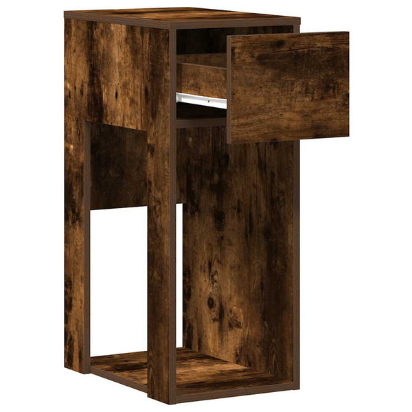 Computerschrank Räuchereiche mit Schublade
