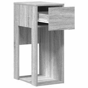 vidaXL Armoire d'ordinateur avec tiroir Gris Sonoma 30x44x74 cm