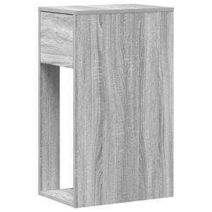 vidaXL Armoire d'ordinateur avec tiroir Gris Sonoma 30x44x74 cm