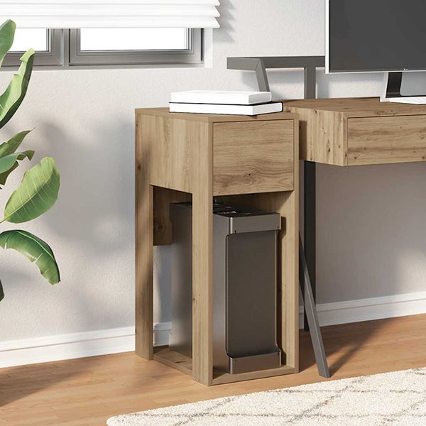 Computerschrank Artisan-Eiche mit Schublade
