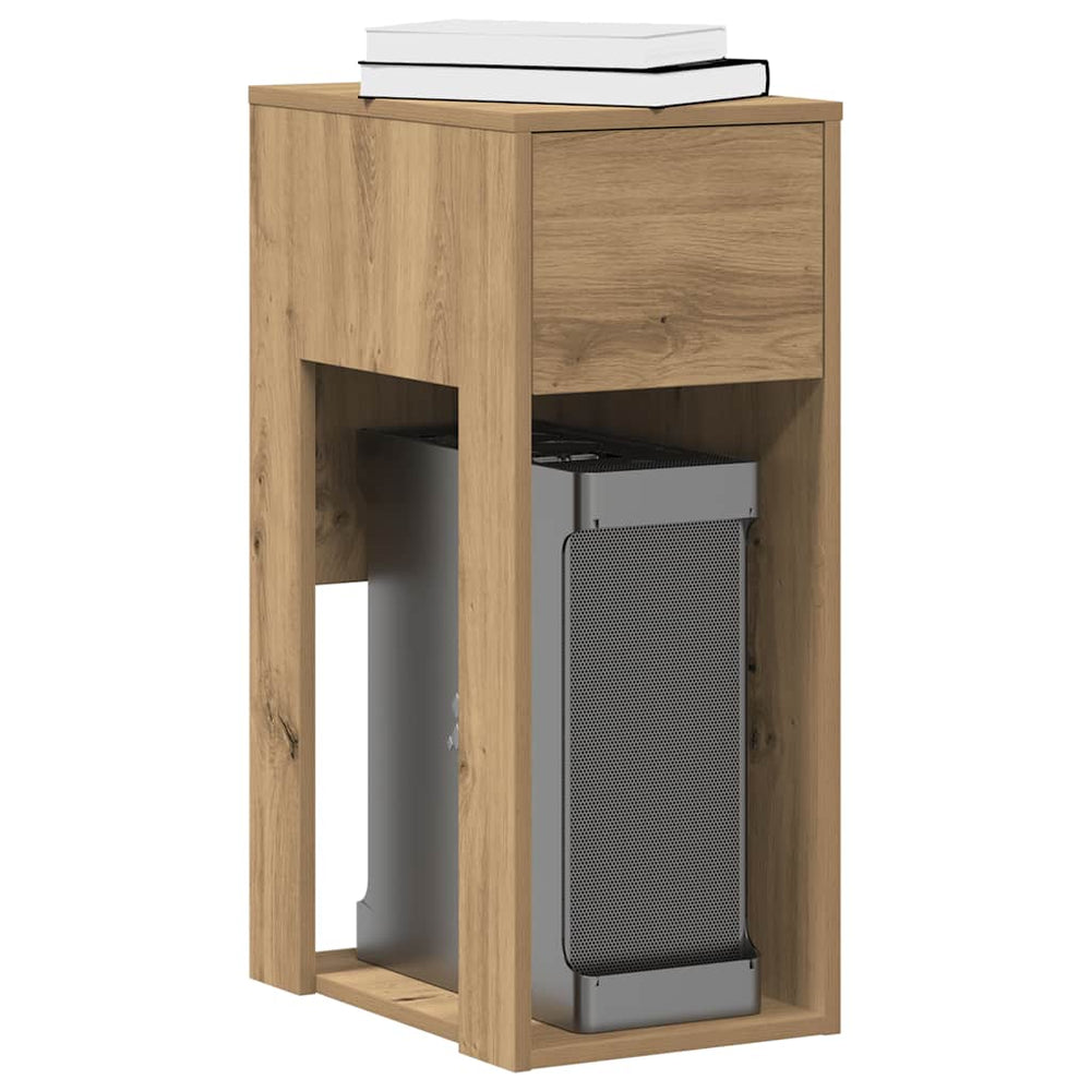 Computerschrank Artisan-Eiche mit Schublade