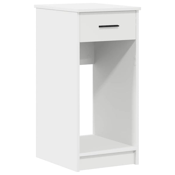 vidaXL Armoire informatique avec tiroir Blanc 35x45x77 cm