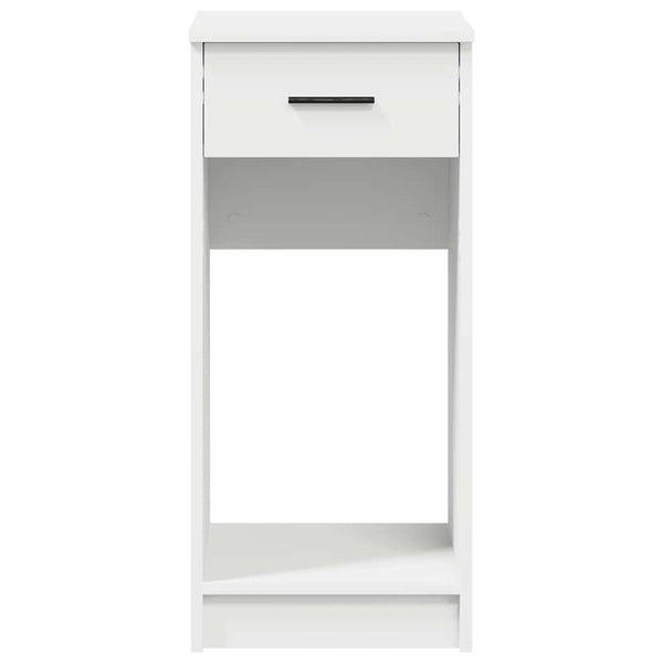 vidaXL Armoire informatique avec tiroir Blanc 35x45x77 cm