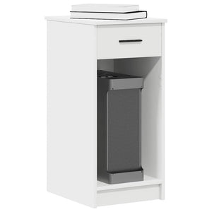 vidaXL Armoire informatique avec tiroir Blanc 35x45x77 cm