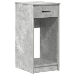 Computerschrank Betongrau mit Schublade