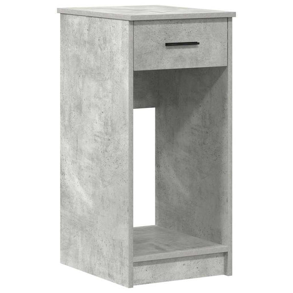 Computerschrank Betongrau mit Schublade