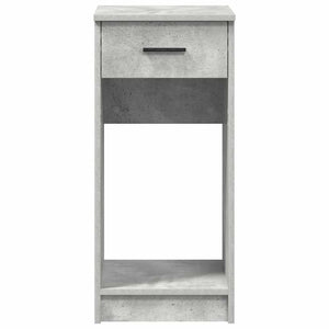 Computerschrank Betongrau mit Schublade