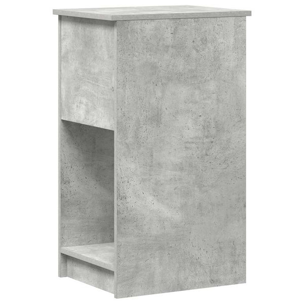 Computerschrank Betongrau mit Schublade