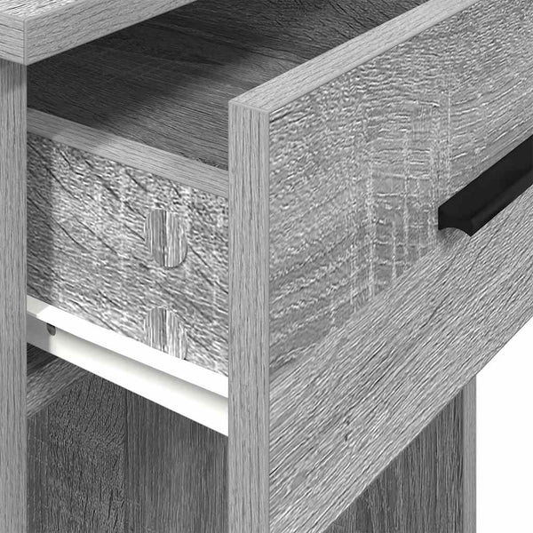 Computerschrank Grau Sonoma mit Schublade