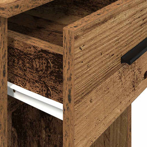 Computerschrank Altholz-Optik, 35x45x77 cm