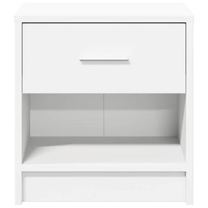Weißer Nachttisch mit Schublade 39x28x41 cm
