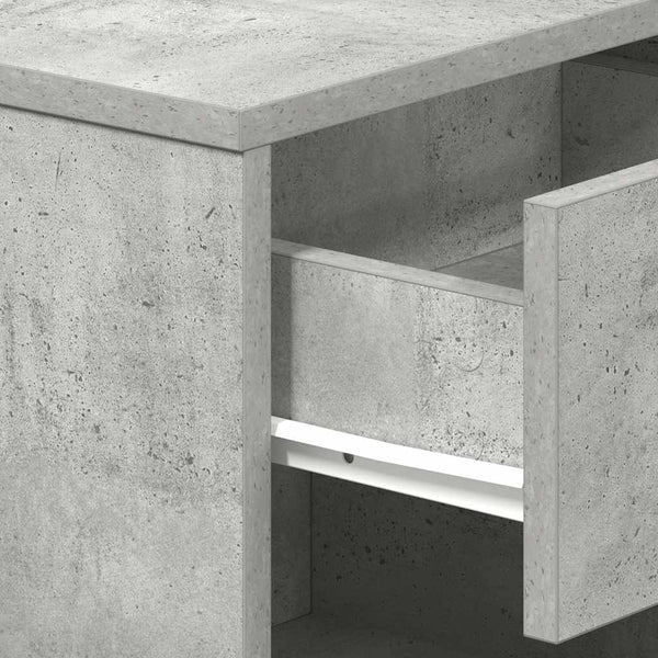 Nachttische 2er Set Betongrau