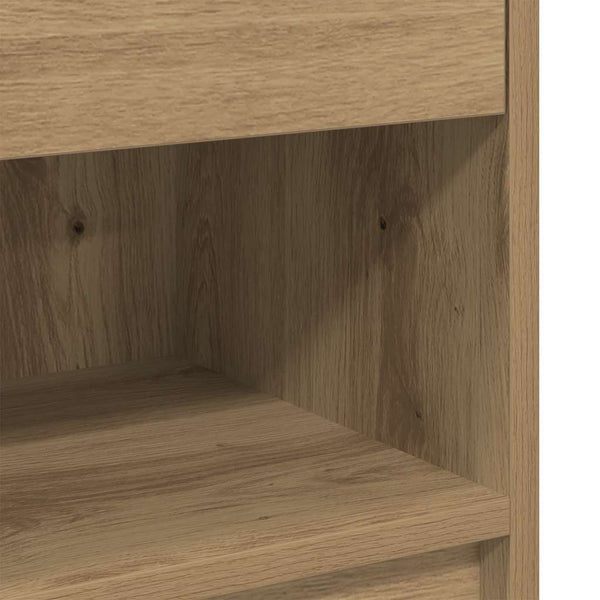 Nachttisch Artisan-Eiche mit Schublade