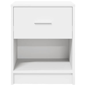 Nachttische 2er Set Weiß 40x34x50 cm
