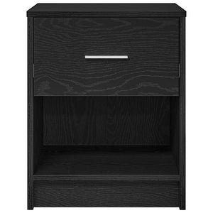 Nachttische Schwarz 40x34x50 cm, 2er-Set