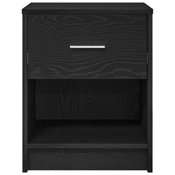 Nachttische Schwarz 40x34x50 cm, 2er-Set