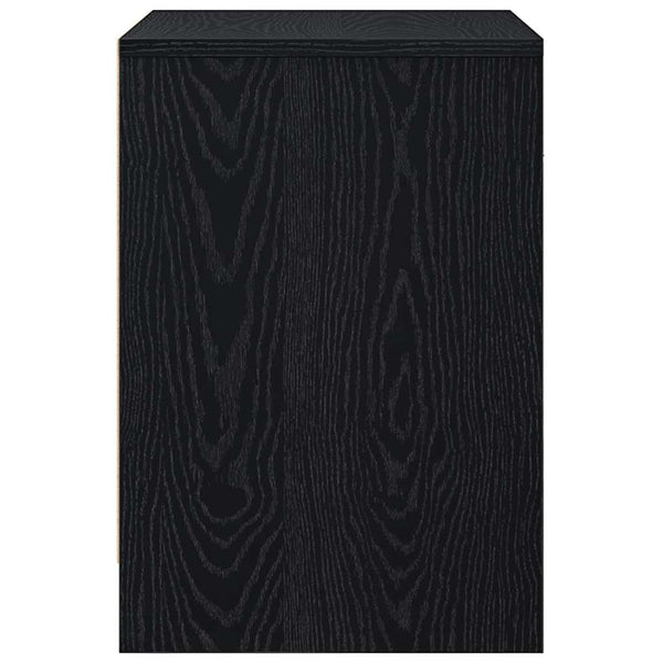 Nachttische Schwarz 40x34x50 cm, 2er-Set