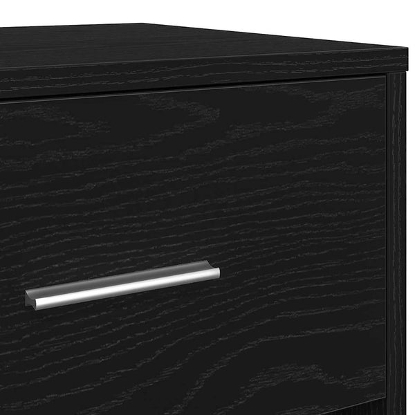 Nachttische Schwarz 40x34x50 cm, 2er-Set