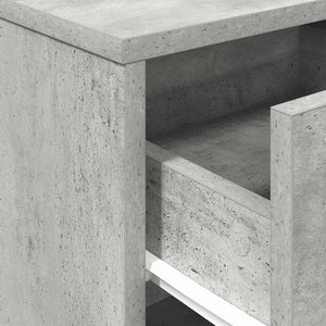 Nachttische 2er Set Betongrau
