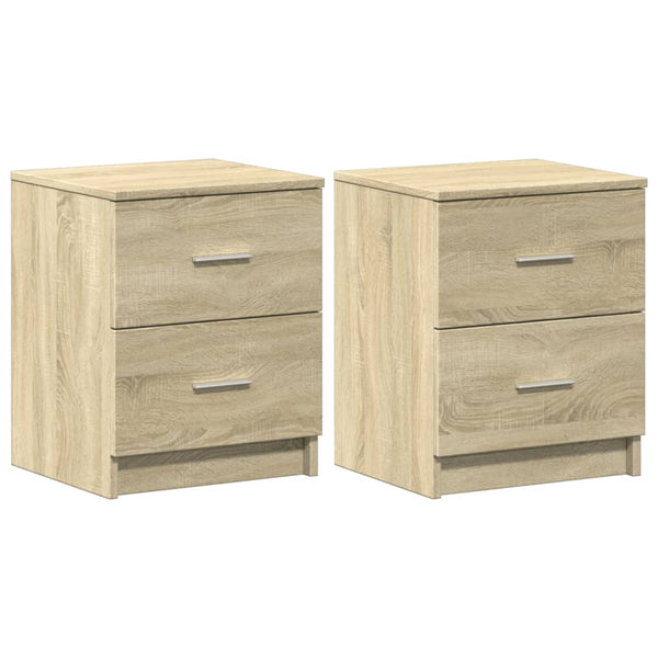 Nachttische Sonoma-Eiche, 2er Set