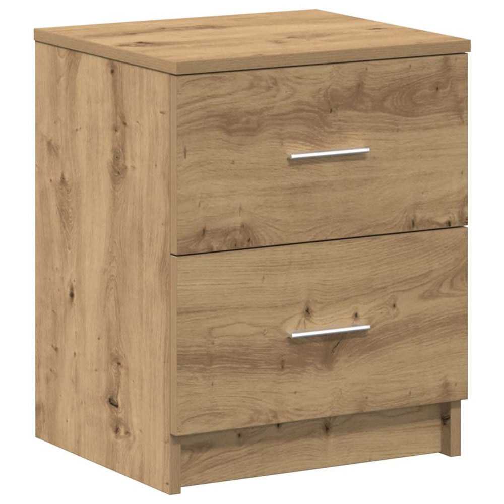 Nachttisch Artisan-Eiche mit 2 Schubladen