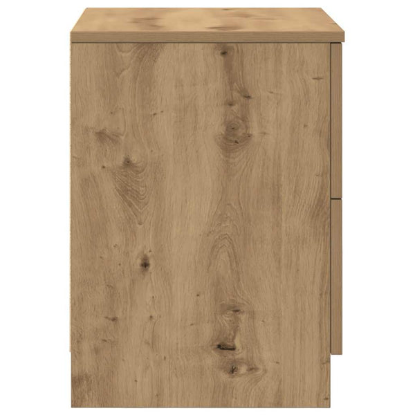 Nachttisch Artisan-Eiche mit 2 Schubladen