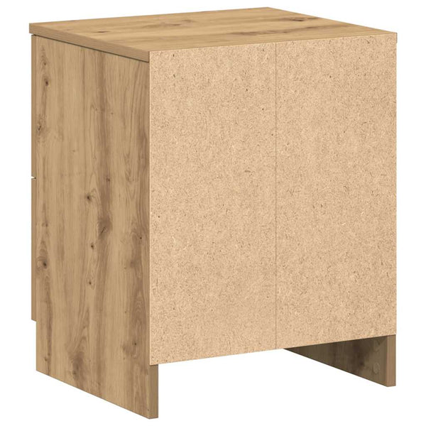 Nachttisch Artisan-Eiche mit 2 Schubladen