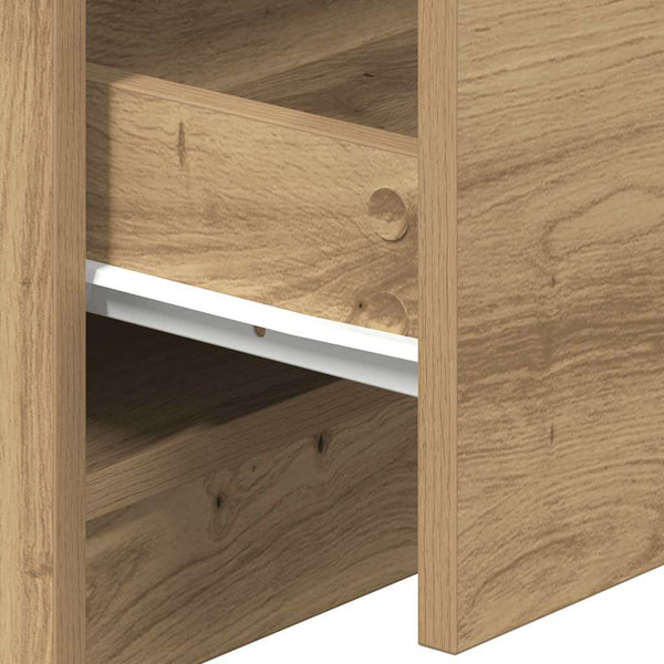 Nachttisch Artisan-Eiche mit 2 Schubladen