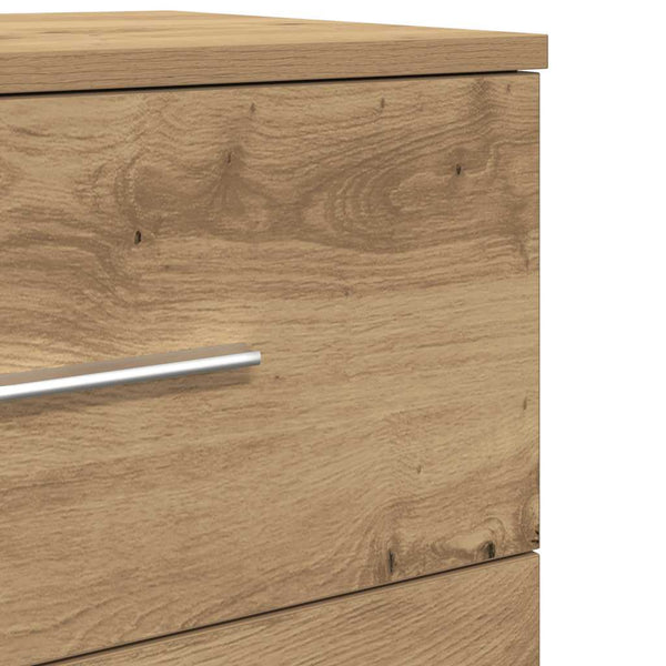 Nachttisch Artisan-Eiche mit 2 Schubladen