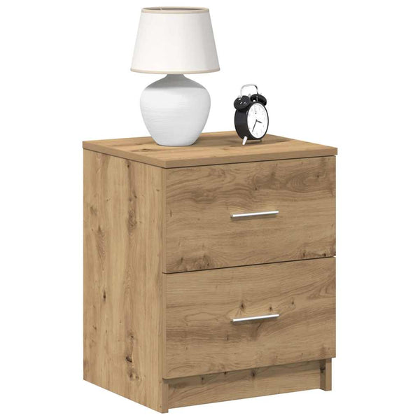 Nachttisch Artisan-Eiche mit 2 Schubladen
