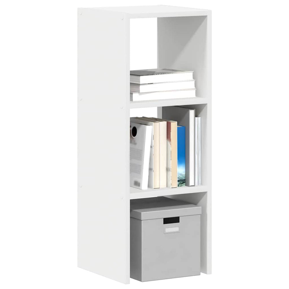 Stapelbares Bücherregal Weiß 30x30x80 cm