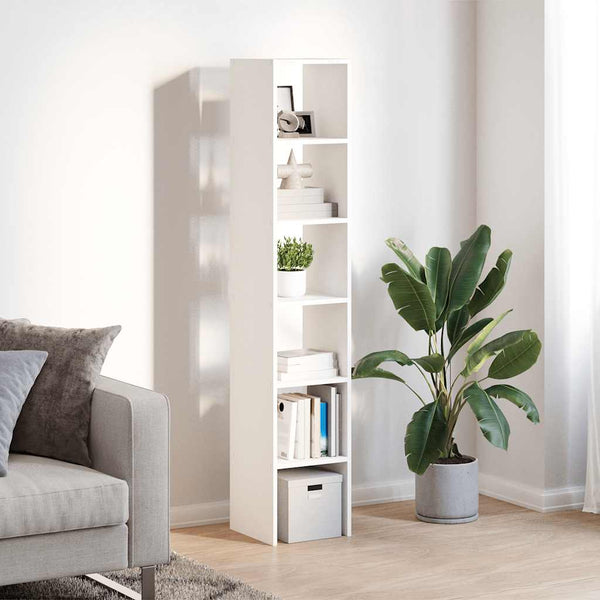 Stapelbare Bücherregale, 2er Set, Weiß