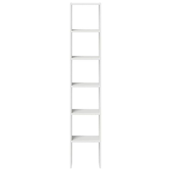 Stapelbare Bücherregale, 2er Set, Weiß