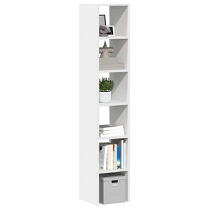 Stapelbare Bücherregale, 2er Set, Weiß