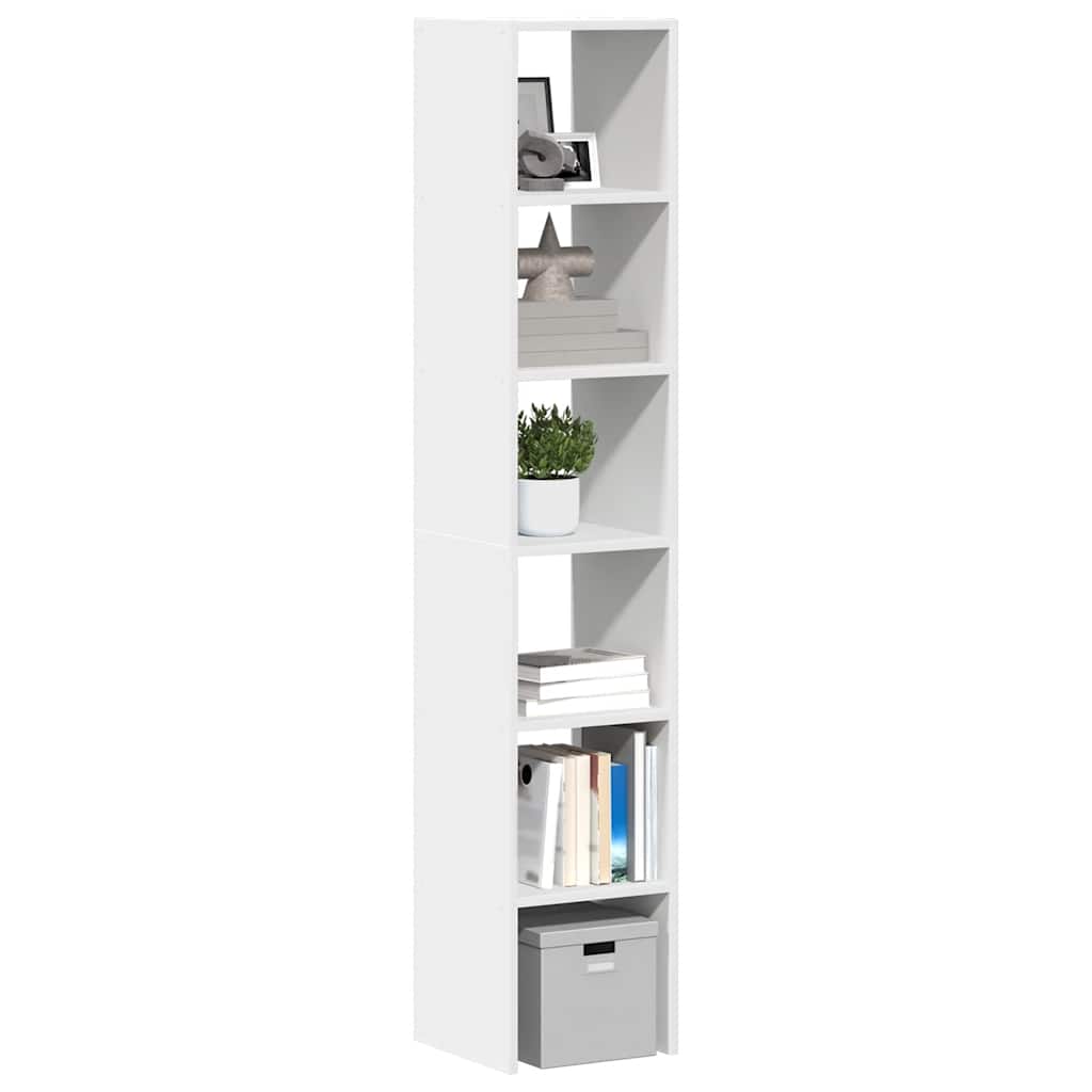 Stapelbare Bücherregale, 2er Set, Weiß