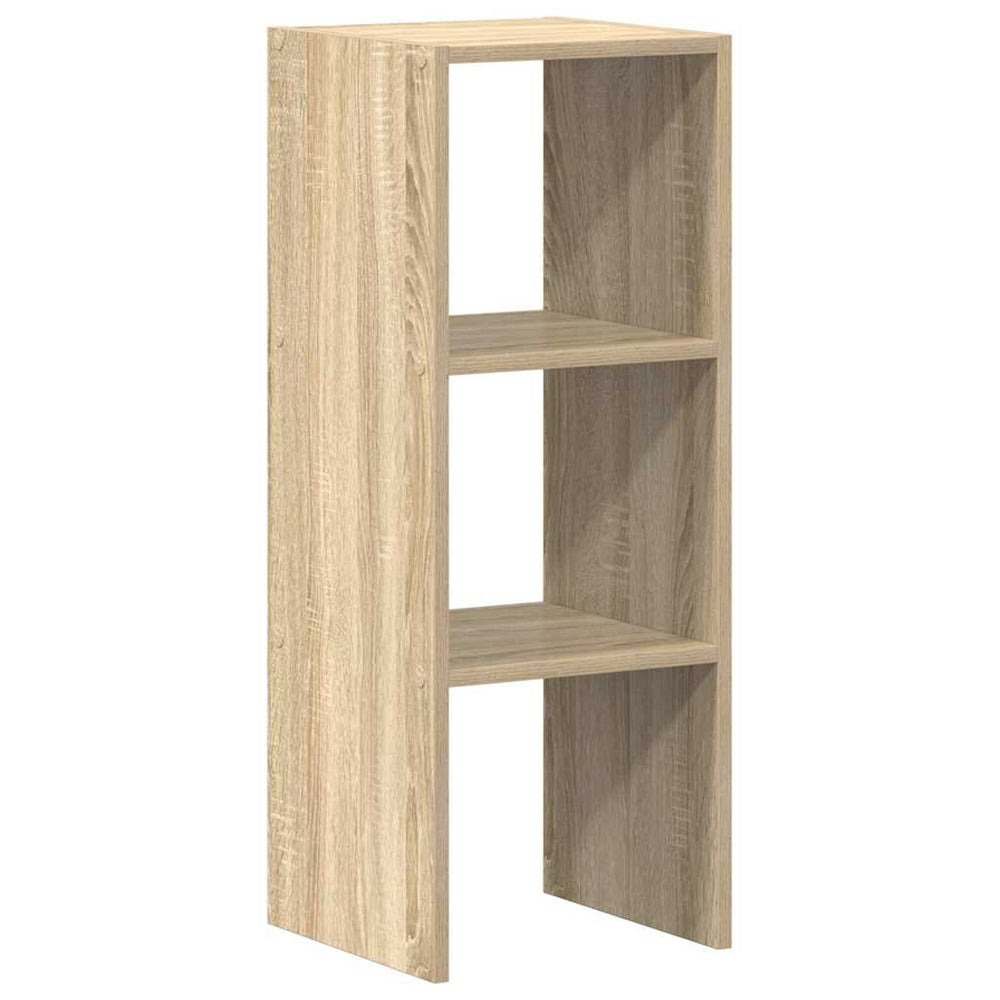 vidaXL Stackable Bookshelf Sonoma Oak 30x30x80 cm Engineered Wood