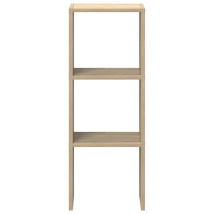 Stapelbares Bücherregal Sonoma-Eiche 30x30x80 cm