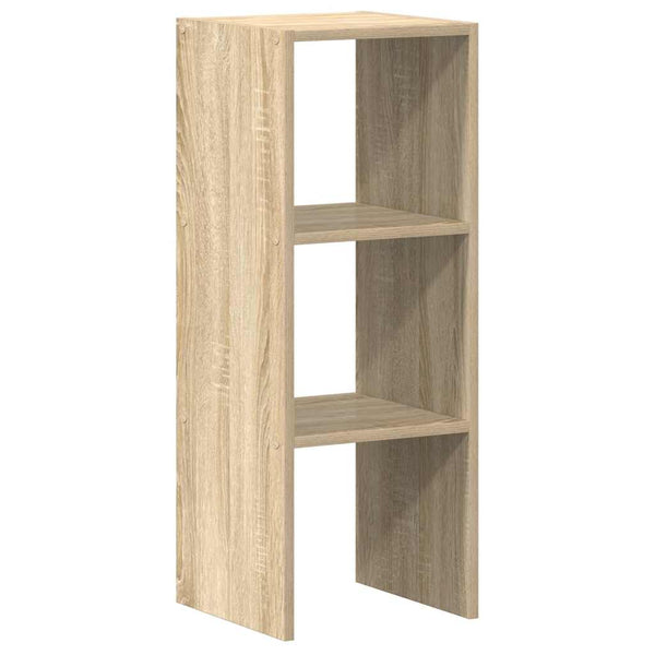 Stapelbares Bücherregal Sonoma-Eiche 30x30x80 cm