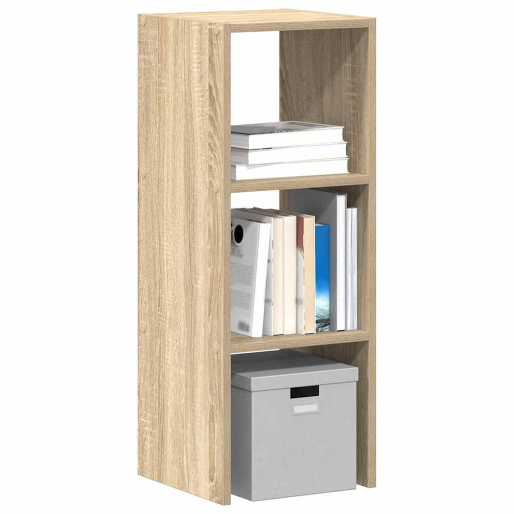 vidaXL Stackable Bookshelf Sonoma Oak 30x30x80 cm Engineered Wood