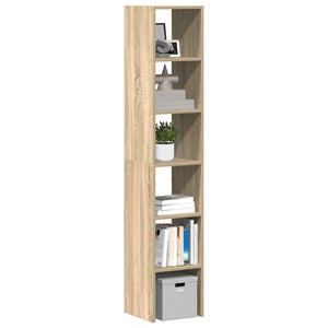 Stapelbare Bücherregale 2er-Set Sonoma-Eiche
