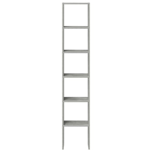 vidaXL Étagères à livres 2 pcs Empilables Gris béton 30x30x80 cm Bois d'ingénierie