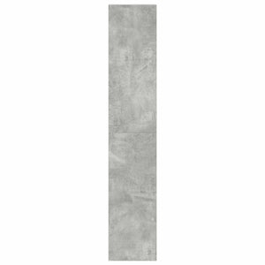 vidaXL Étagères à livres 2 pcs Empilables Gris béton 30x30x80 cm Bois d'ingénierie