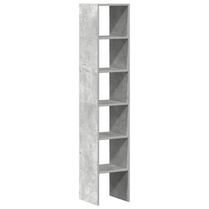 vidaXL Étagères à livres 2 pcs Empilables Gris béton 30x30x80 cm Bois d'ingénierie