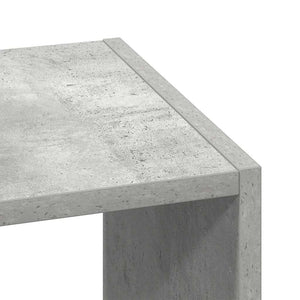 vidaXL Étagères à livres 2 pcs Empilables Gris béton 30x30x80 cm Bois d'ingénierie