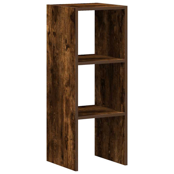 Stapelbares Bücherregal Räuchereiche 30x30x80 cm