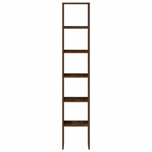 Bücherregale 2er-Set, stapelbar, Räuchereiche